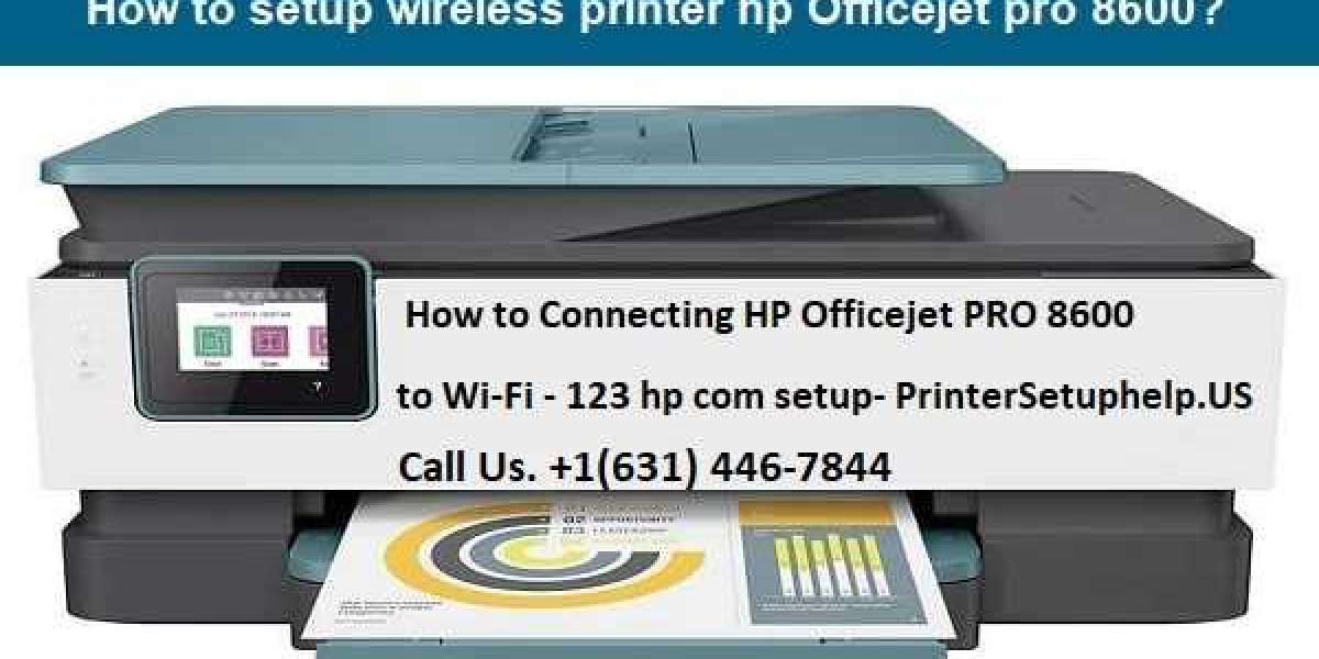 How to Connecting HP Officejet PRO 8600 to Wi-Fi - 123 hp com setup- PrinterSetuphelp.US