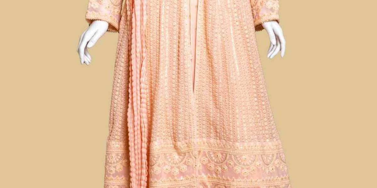 Buy Designer Anarkali Suits Online - Panna Sarees
