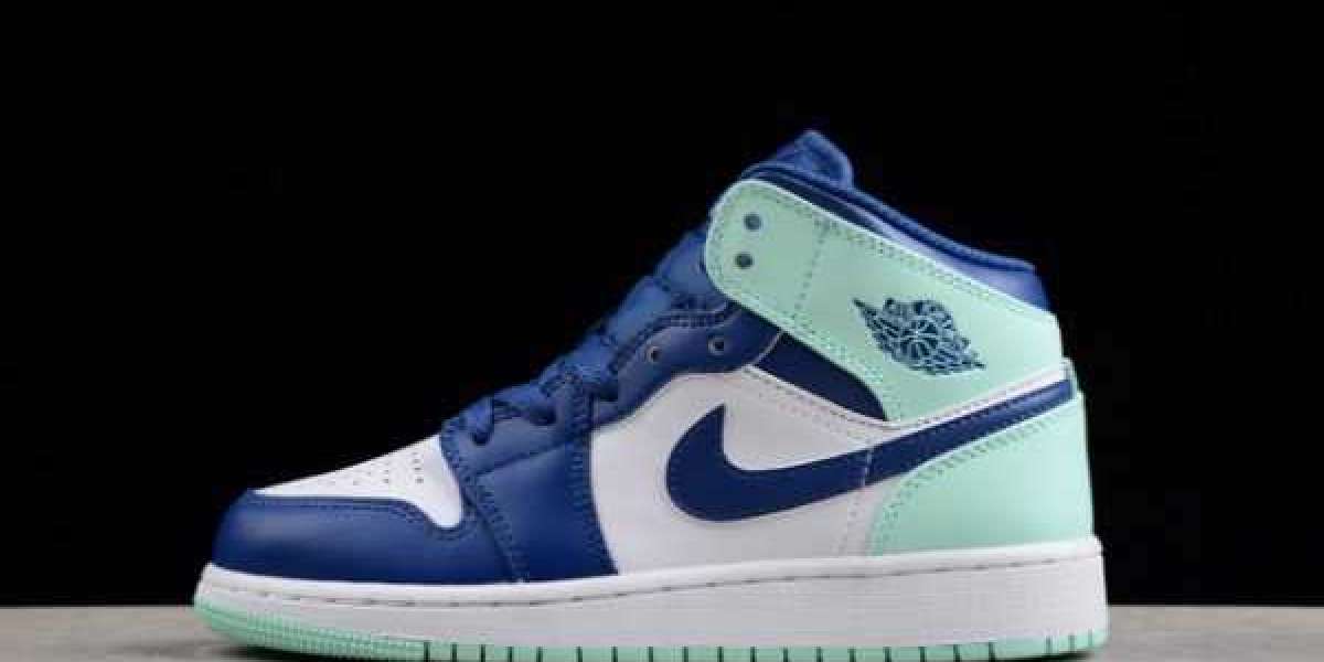 Buy Nike Air Jordan 1 Mid "Blue Mint" In Theairmax270.com