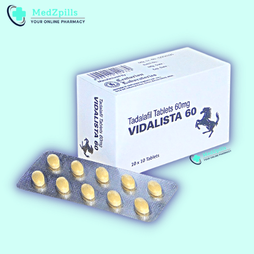 Vidalista 60 mg Tablets (Tadalafil) Online - MedZpills