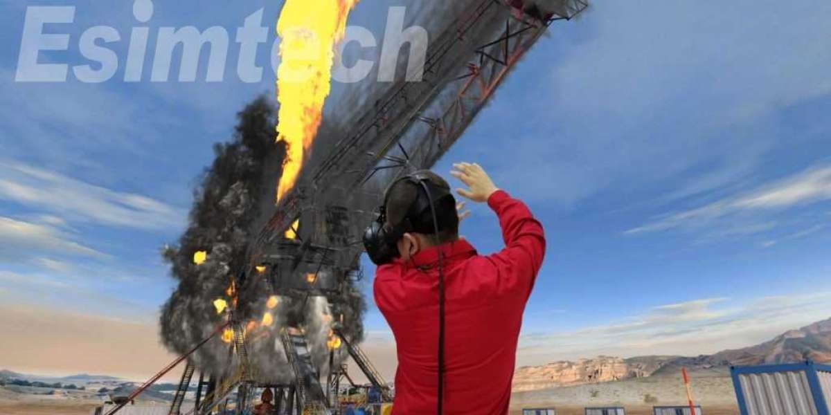 Combination of VR technology and oil and gas simulation training