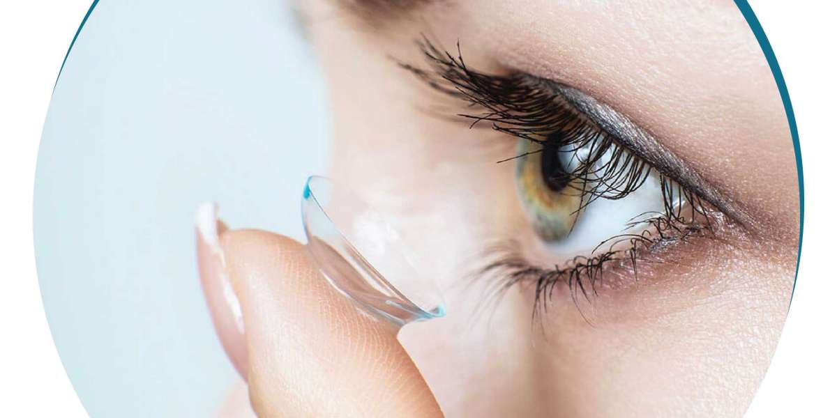 What are contact lenses made of?