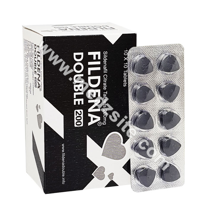 Buy Fildena Double 200 Mg | Sildenafil | Black Viagra Pills