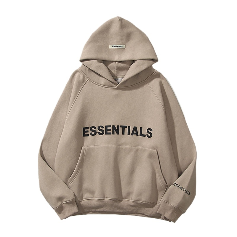 Brown Essentials Hoodie - Essentials Clothing