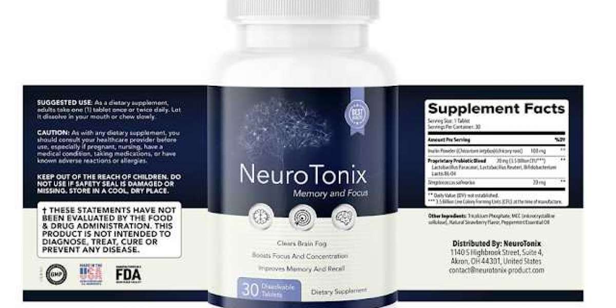 NeuroTonix (Brain Booster Pills) Strong Memory Boosting And Clear Oxidative Stress!