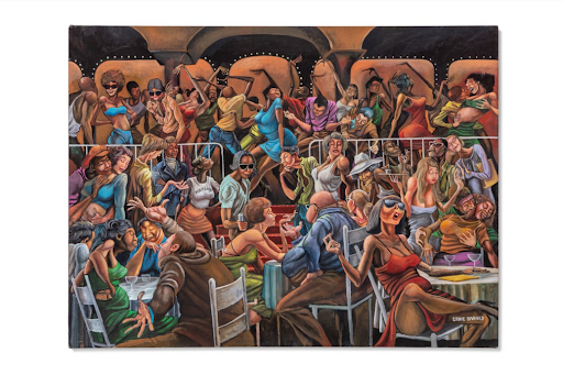 Smashing Records With Every Stroke - Ernie Barnes - Auction Daily