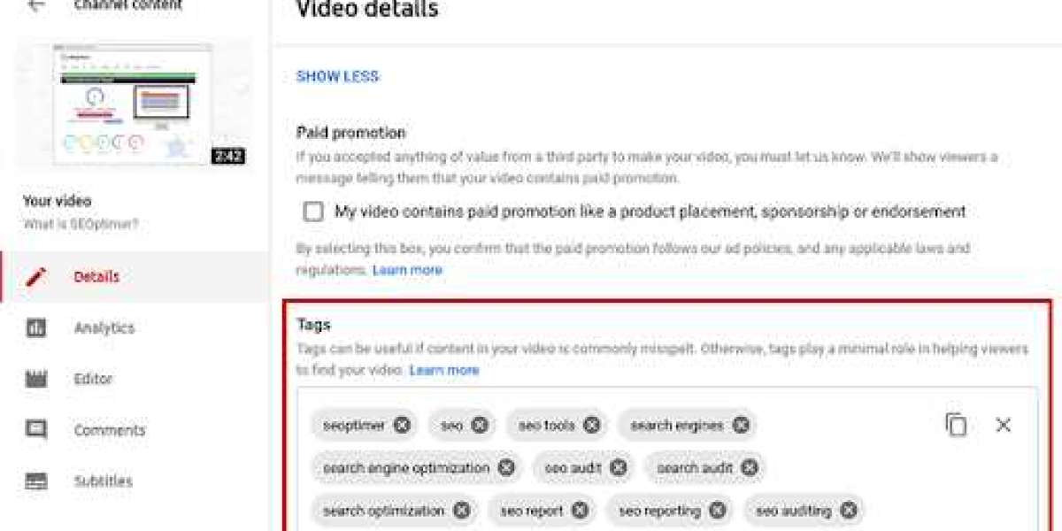 What is YouTube tags for Video 2023