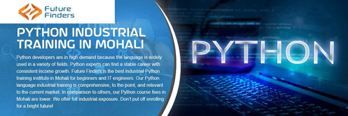 Best Python Training in Mohali and Chandigarh
