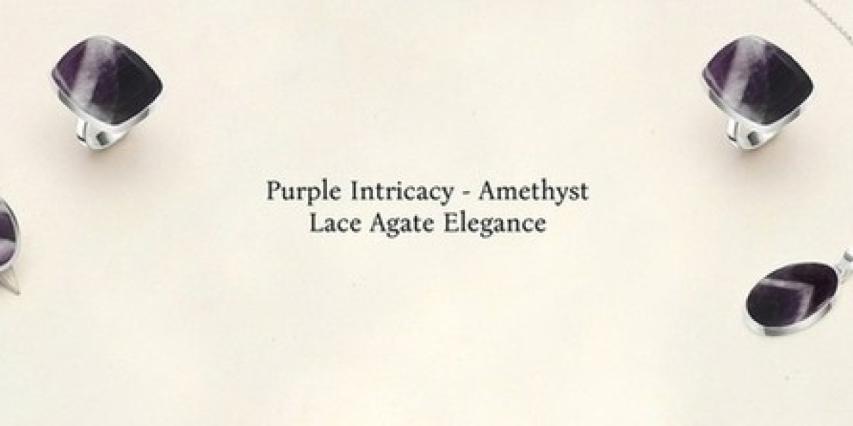 Amethyst Lace Agate: Where Delicate Patterns Meet Purple Grace