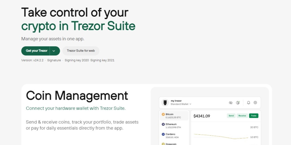 Trezor.io/Start (Official) | Crypto Management on Desktop & Web